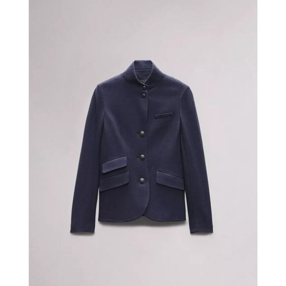 NWT Rag & Bone Slade Japanese Wool Blazer Size 2 Navy #3C501 - Picture 4 of 14